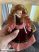 Mini porcelán baba székkel – „Amélie” 