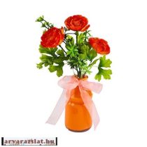 Művirág vázával dekoráció új 