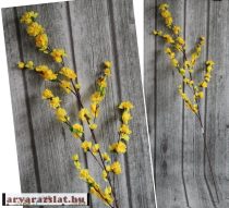 Sárga művirág ág dekoráció 110cm 